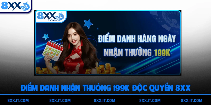 Điểm danh nhận thưởng 8XX